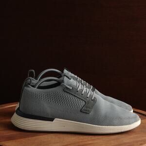 Wolf & Shepherd Shoes Mens Size 9 Blue Gray SwiftKnit Derby Casual Knit Sneaker